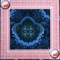 Preview: Dekostoff Canvas Mandala blau